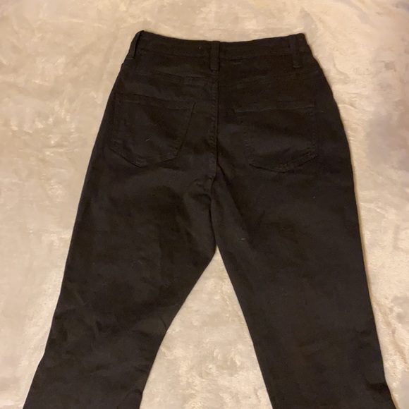 Fashion Nova- Let Your Flare Down Distressed Jeans - Picture 4 of 5